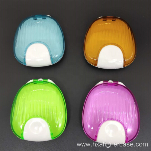 Durable Various Colors Orthodontic Shell Shape Retainer Box